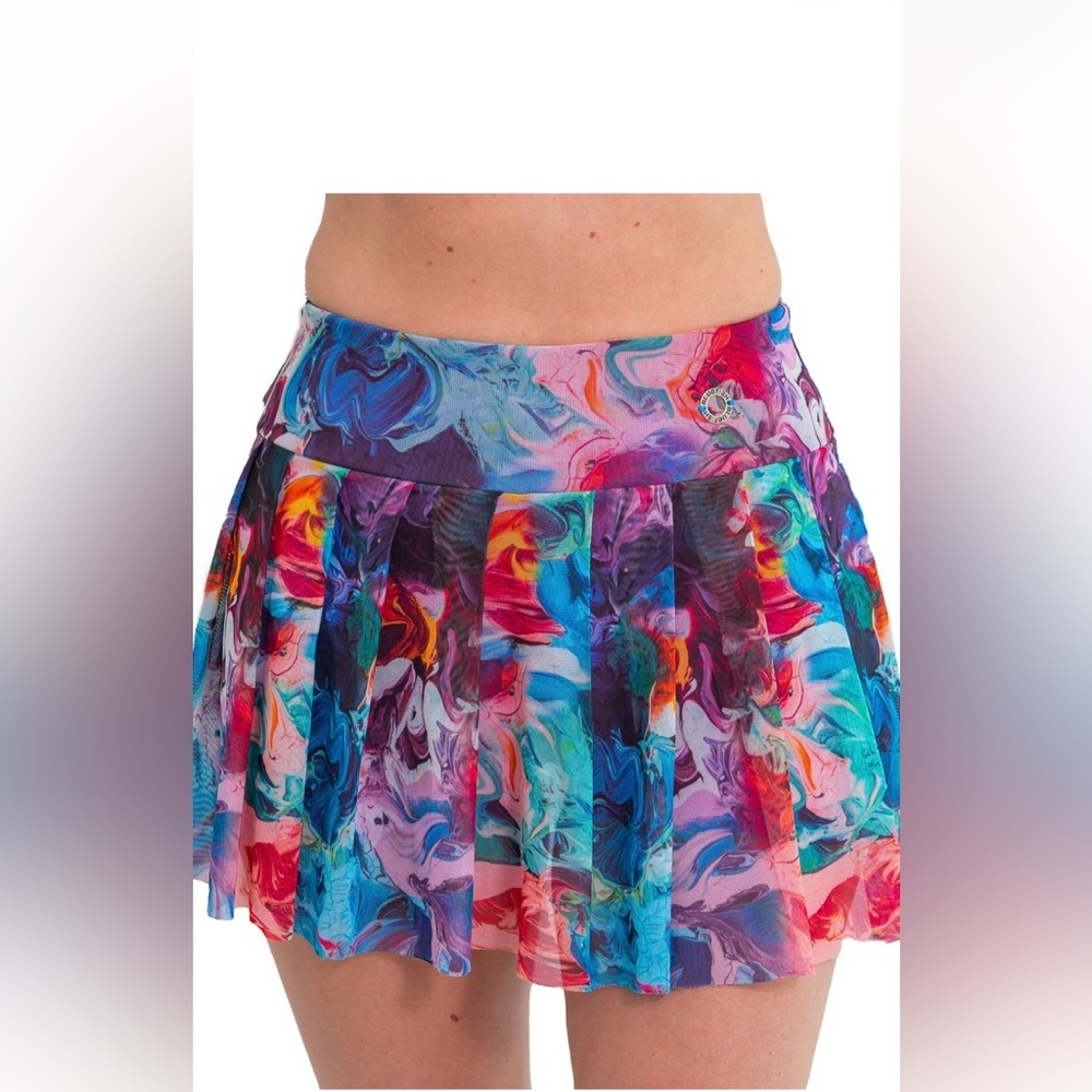 Blue Fish Wonder Pleated Skort